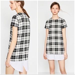 NWT Zara plaid dress